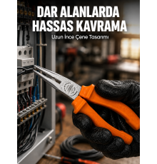 Güçlü Kavrama Sunan Profesyonel Uzun Çeneli Dövme Çelik Kargaburun