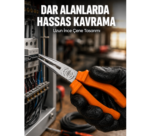 Güçlü Kavrama Sunan Profesyonel Uzun Çeneli Dövme Çelik Kargaburun