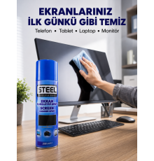 LCD, LED ve Telefon Ekranları İçin Ekran Temizleyici Sprey
