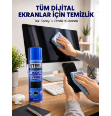 Günlük Kullanıma Uygun Çok Amaçlı Ekran Temizleme Spreyi