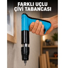 Yaylı Manuel Çivi Tabancası Ahşap Kaplama Döşeme Sabitleme Aleti