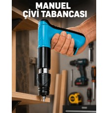 Metal Gövdeli El Tipi Çivi Tabancası Profesyonel Montaj Tabancası