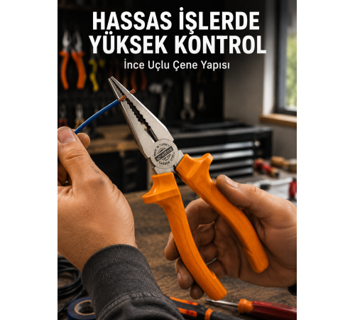 Atölye ve Günlük Kullanıma Uygun Profesyonel Çelik Pense