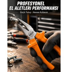 Ergonomik Saplı Hassas Kavrama Dövme Çelik Pense