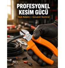 Elektrik ve Teknik Çalışmalar İçin Profesyonel Dövme Çelik Yan Keski