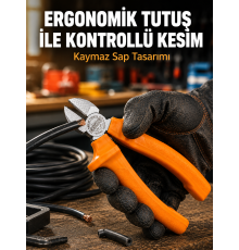 Yan Keski Dövme Çelik Güçlü ve Hassas Kesim Performansı