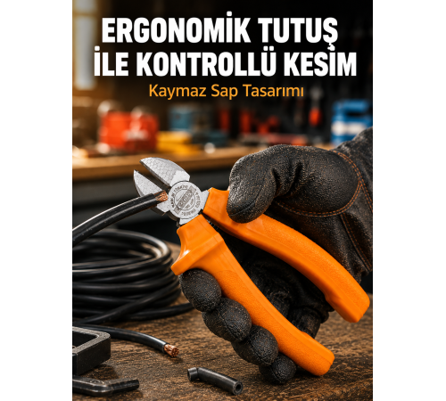 Yan Keski Dövme Çelik Güçlü ve Hassas Kesim Performansı