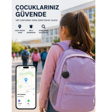 İOS ve Android Destekli AirTag Konum Takip ve Eşya Bulucu