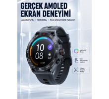 5G Android SIM Kartlı Akıllı Saat Dönebilen HD Kamera AMOLED Ekran GPS Wi-Fi