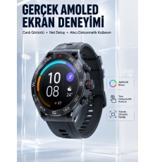 5G Android SIM Kartlı Akıllı Saat Dönebilen HD Kamera AMOLED Ekran GPS Wi-Fi