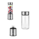 Taşınabilir Cam Blender 450 ml 350 ml Çift Hazneli Smoothie Blender