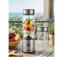 Çift Cam Hazneli Blender 16500 RPM Buz Kırıcı Taşınabilir Blender