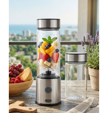 Çift Cam Hazneli Blender 16500 RPM Buz Kırıcı Taşınabilir Blender
