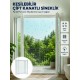 Kesilebilir Çift Kanatlı Pencere Sinekliği Dayanıklı File