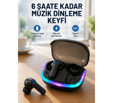 ENC Mikrofonlu Bluetooth 5.4 Kablosuz Kulaklık 40ms Düşük Gecikmeli TWS Kulaklık