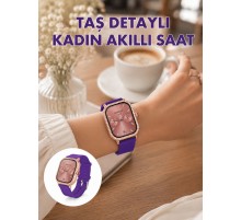 Uzaktan Kamera Kontrollü Kadın Akıllı Saat Seti