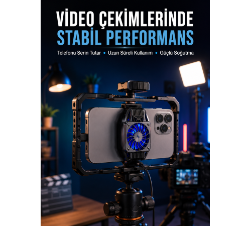 Telefon Soğutucu Fan Uzun Süreli Kullanım
