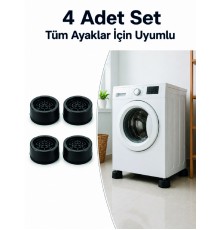 Kaymaz Tabanlı 4 Adet Makine Ayak Yükseltici