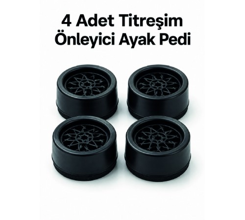 4'lü Set Çamaşır Makinesi Titreşim Önleyici Ped