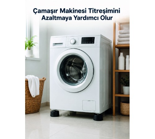 Çamaşır Makinesi İçin 4 Adet Kauçuk Ayak Pedi