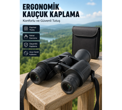 FMC Optik Mercekli Profesyonel Dürbün Suya Dayanıklı Taşıma Çantalı