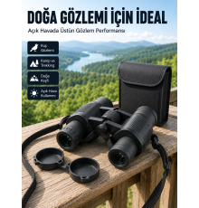 Taşıma Çantalı Profesyonel Dürbün Doğa Kamp ve Açık Hava Kullanımına Uygun