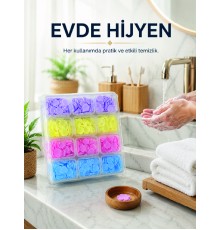 24 Adet Tek Kullanımlık Yaprak Sabun