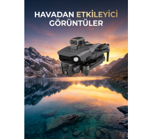 Çift Kameralı GPS Drone Geniş Açılı Havadan Görüntüleme Sistemi