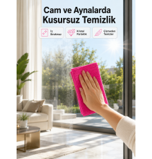 40x40 cm Premium Mikrofiber Temizlik Bezi Hızlı Kuruyan ve Leke Bırakmayan Bez