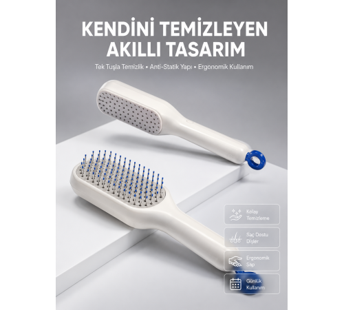 Kolay Temizlenen Fırçası Evcil Hayvanlara Özel Tüy Temizleme