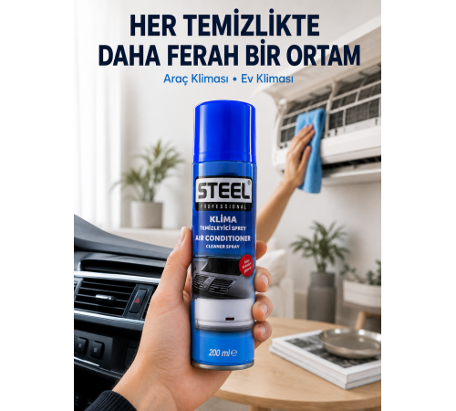 Klima ve Araç Havalandırma Temizleyici Sprey