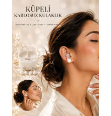 Küpeli Kablosuz Bluetooth Kulaklık Uzun Süreli Şarj Özellikli