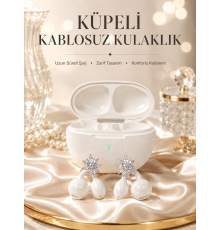 Yeni Nesil Küpeli Kablosuz Kulaklık Güçlü Bataryalı