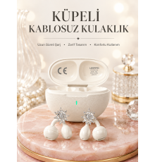 Küpeli Kablosuz Kulaklık Uzun Süreli Batarya Performansı