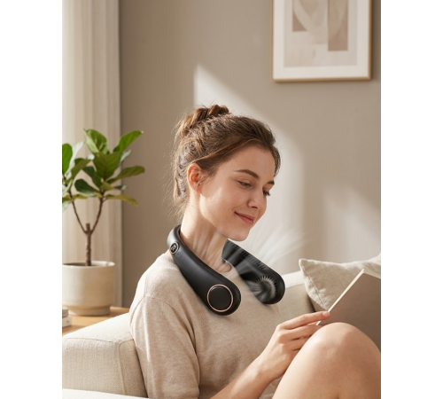 Gizli Turbo Tasarımlı Sessiz Çalışan Boyun Fanı