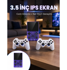 Taşınabilir Oyun Konsolu Çift Destekli HDMI Çıkışlı
