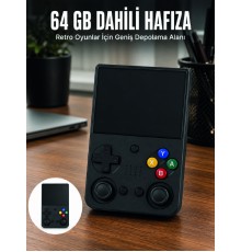 aşınabilir Retro El Oyun Konsolu 64GB Hafızalı IPS Ekranlı Oyun Cihazı