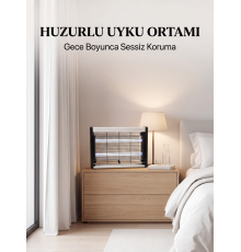 UV Işıklı Elektrikli Sinek Öldürücü Sessiz ve Etkili Kullanım
