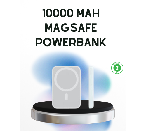 Kablosuz MagSafe Powerbank iPhone Uyumlu, 10000 mAh, Isı Dağılımlı