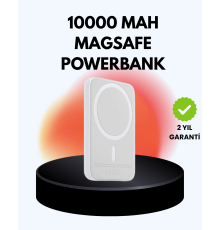 Ultra İnce Manyetik Powerbank Hızlı Şarj, Güçlü Tutuş, 10000 mAh Kapasite