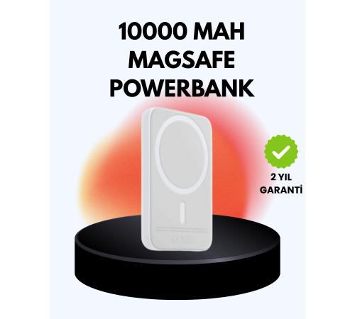 Ultra İnce Manyetik Powerbank Hızlı Şarj, Güçlü Tutuş, 10000 mAh Kapasite