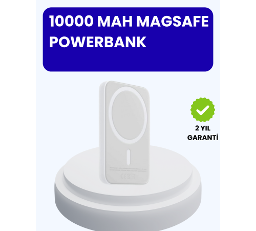 MagSafe Manyetik Powerbank iPhone İçin Hızlı, Kablosuz ve Güvenli Şarj