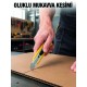 Metal Gövdeli 5’li Falçata Seti Profesyonel Maket Bıçağı Karton Koli Kesici