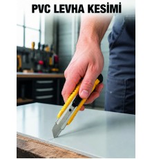 5’li Profesyonel Metal Falçata Seti Ergonomik Saplı Çok Amaçlı Kesici Maket Bıçağı
