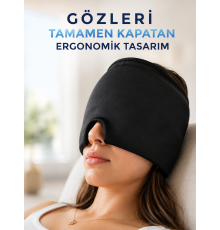 Soğuk & Sıcak Kompres Özellikli Jel Başlık Ergonomik Rahatlama Maskesi
