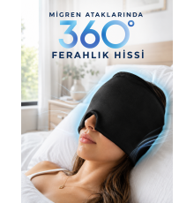 360° Jel Kompres Başlığı Soğuk ve Sıcak Kullanıma Uygun Rahatlatıcı Göz Maskesi