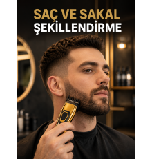 Çift Kademeli Güç Modlu Kablosuz Kişisel Bakım Seti