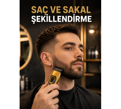 Çift Kademeli Güç Modlu Kablosuz Kişisel Bakım Seti