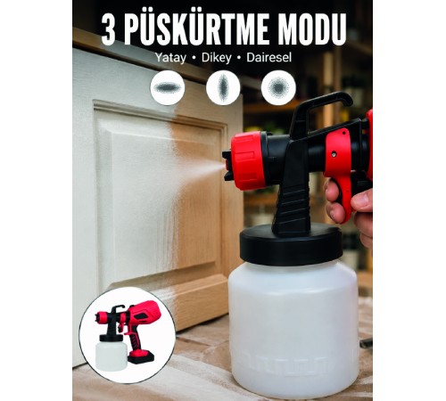3 Farklı Püskürtme Modu ile Homojen Boya Dağılımı