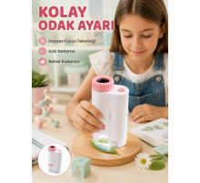 LED Aydınlatmalı Taşınabilir Mikroskop 80X-200X Ayarlanabilir Büyütme Özellikli